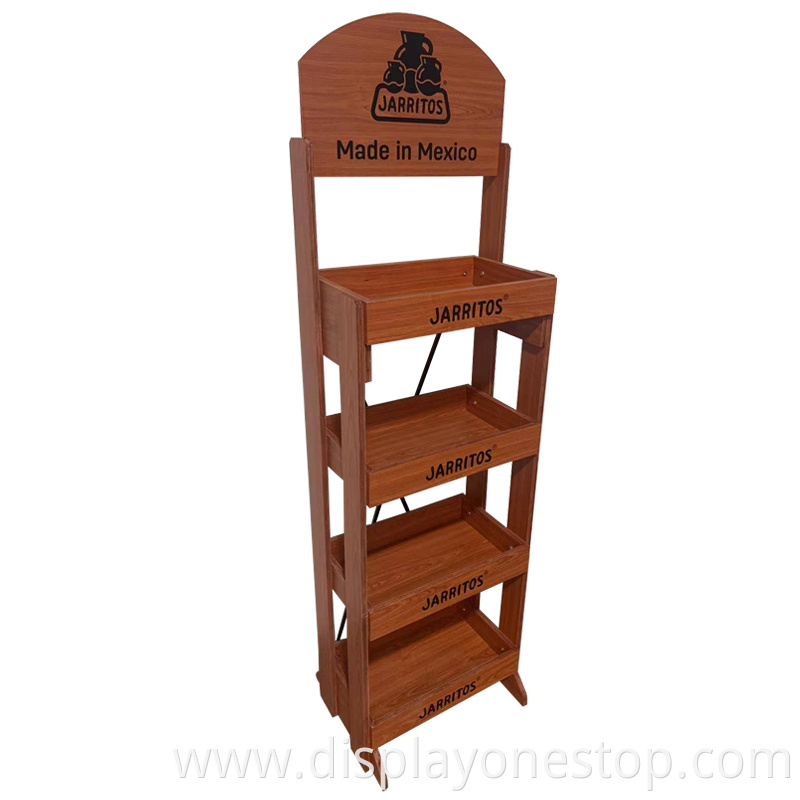 Wood Wine Display Stand